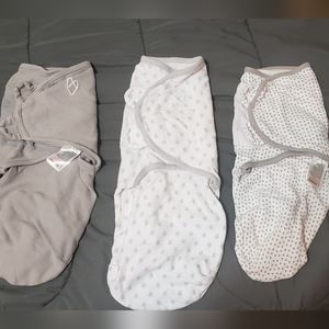 3 SwaddleMe Velcro swaddle size small medium